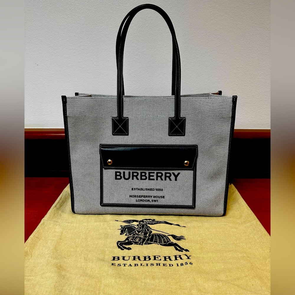 Burberry Medium Canvas Tote